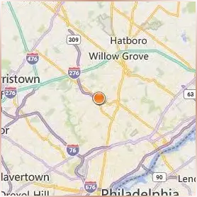Arcadia University Location Map Arcadia University Location Map
