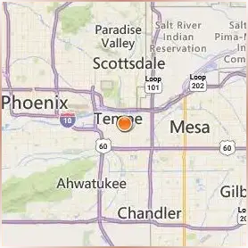 Arizona State University Tempe Location Map Arizona State University Tempe Location Map