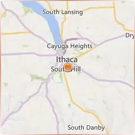 Ithaca College Location Map Ithaca College Location Map