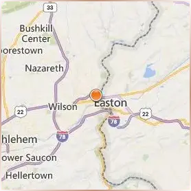 Lafayette College Location Map Lafayette College Location Map