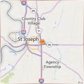 Missouri Western State University Location Map