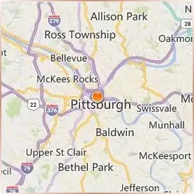 Point Park University Location Map Point Park University Location Map