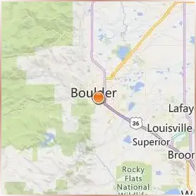 University of Colorado Boulder Location Map University of Colorado Boulder Location Map