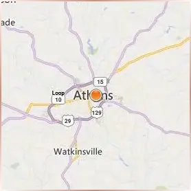University of Georgia Location Map University of Georgia Location Map