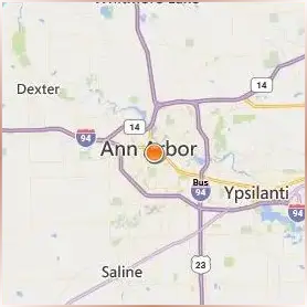 University of Michigan Ann Arbor Location Map University of Michigan Ann Arbor Location Map